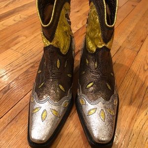 Ganni Meg 45 Kalamata ankle boots size 38